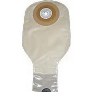 1-Piece Post-Op Adult Drainable Pouch Precut Convex 1-3/8" Round Transparent