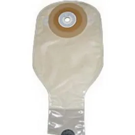 1-Piece Post-Op Adult Drainable Pouch Precut Convex 1-3/8" Round Transparent