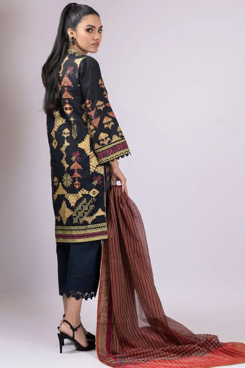 Al Karam - 3 PC Printed Lawn Suit With Fancy Dupatta SS35 Spring Summer Lawn Collection Vol 1