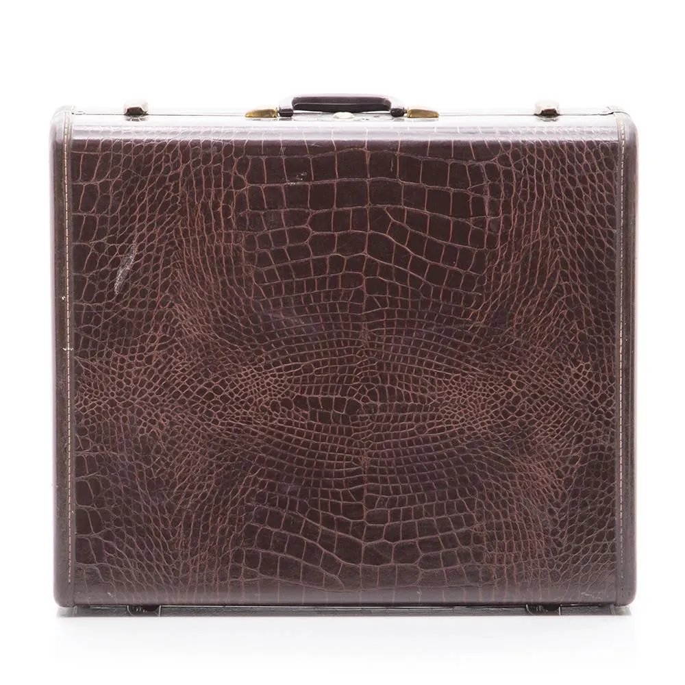 Alligator Skin Suitcase