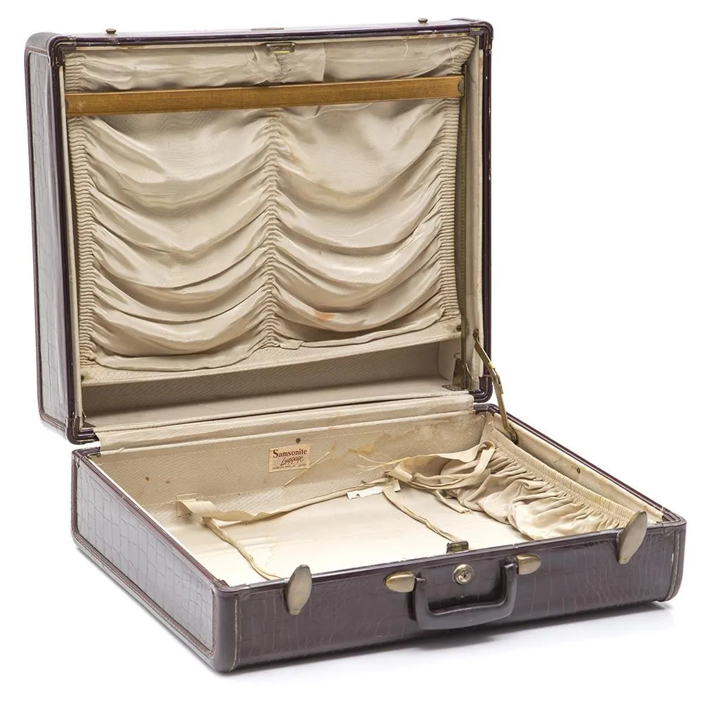Alligator Skin Suitcase