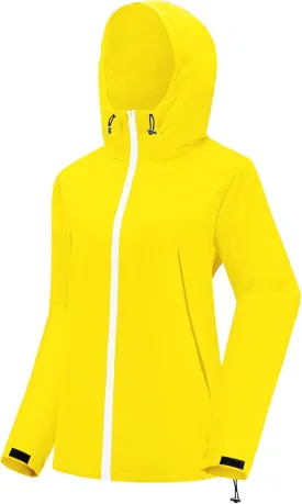 Avoogue Rain Jacket Women Waterproof Lightweight Raincoat Lined Outdoor Hooded Windbreaker Avoogue Rain Jacket Women Waterproof Lightweight Raincoat Lined Outdoor Hooded Windbreaker