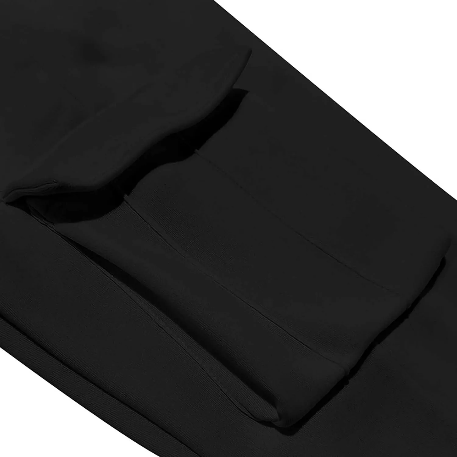 Baggy Cargo Sweatpants for Men Drawstring Waist Fleece Lined Joggers with Pockets Soft Athletic Workout Track Pants