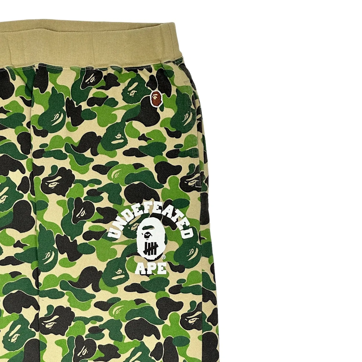BAPE X Undefeated ABC Sweatpants Green Pre-Owned