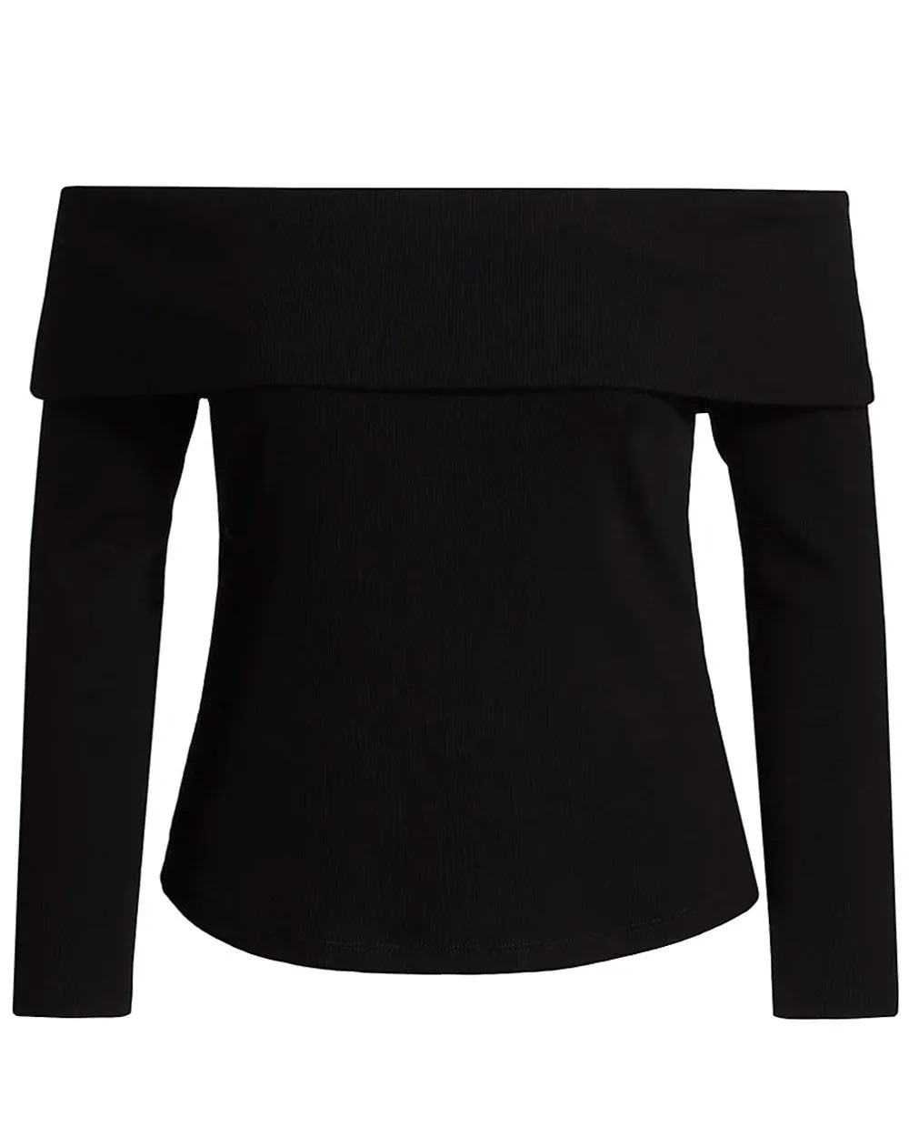 Black Off the Shoulder Fawsett Top