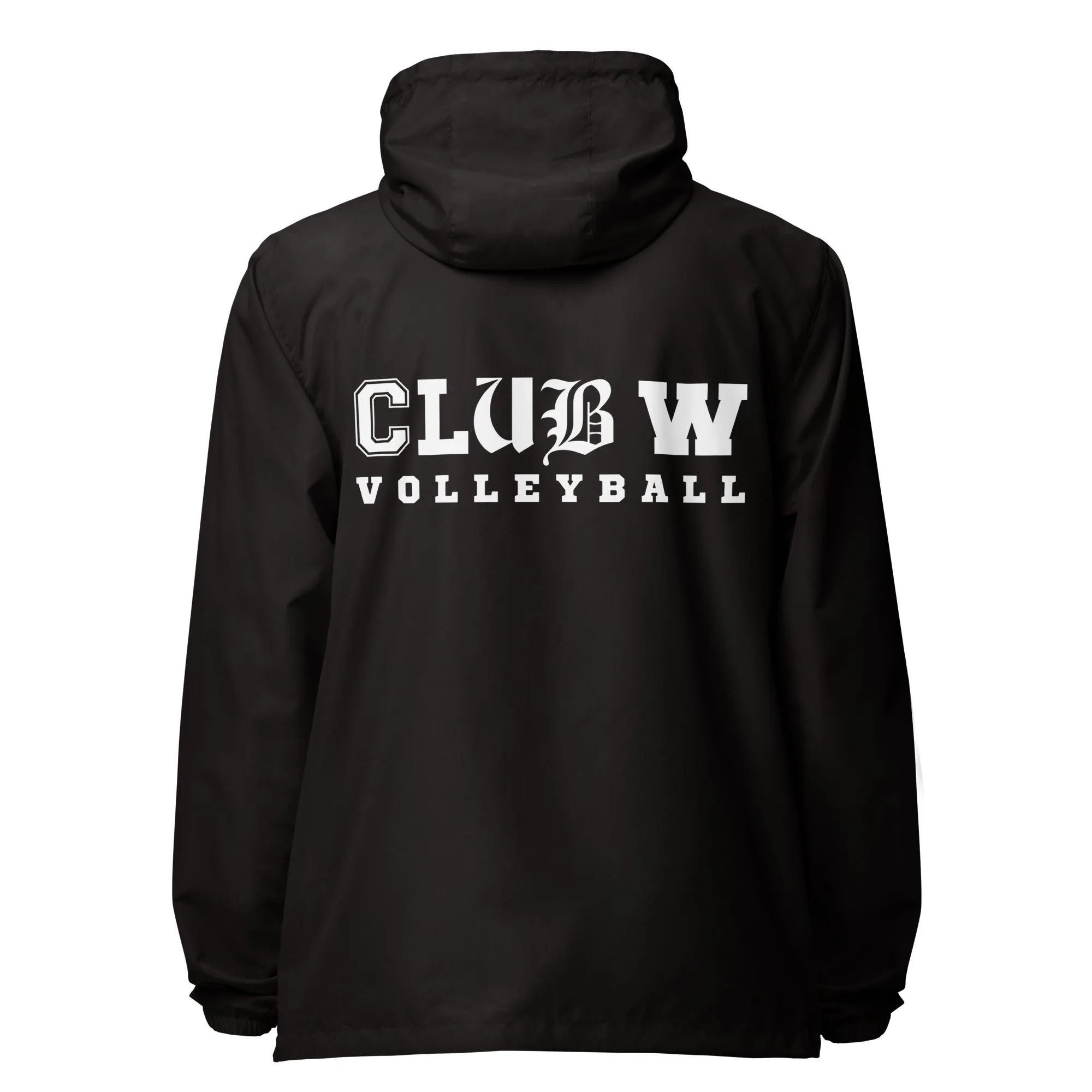Club W Monochrome Lightweight Windbreaker