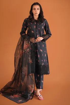 Cross Stitch Petals & Prints Lawn Collection – RAVEN CARNATION