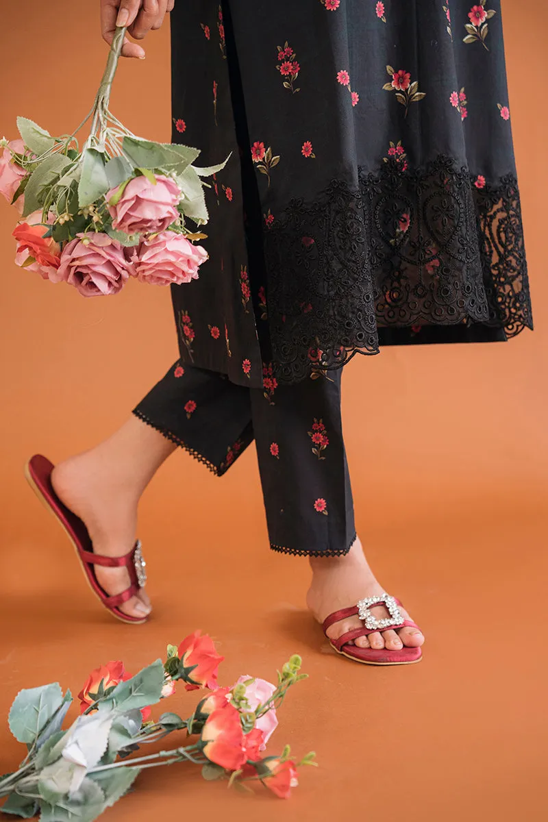 Cross Stitch Petals & Prints Lawn Collection – RAVEN CARNATION