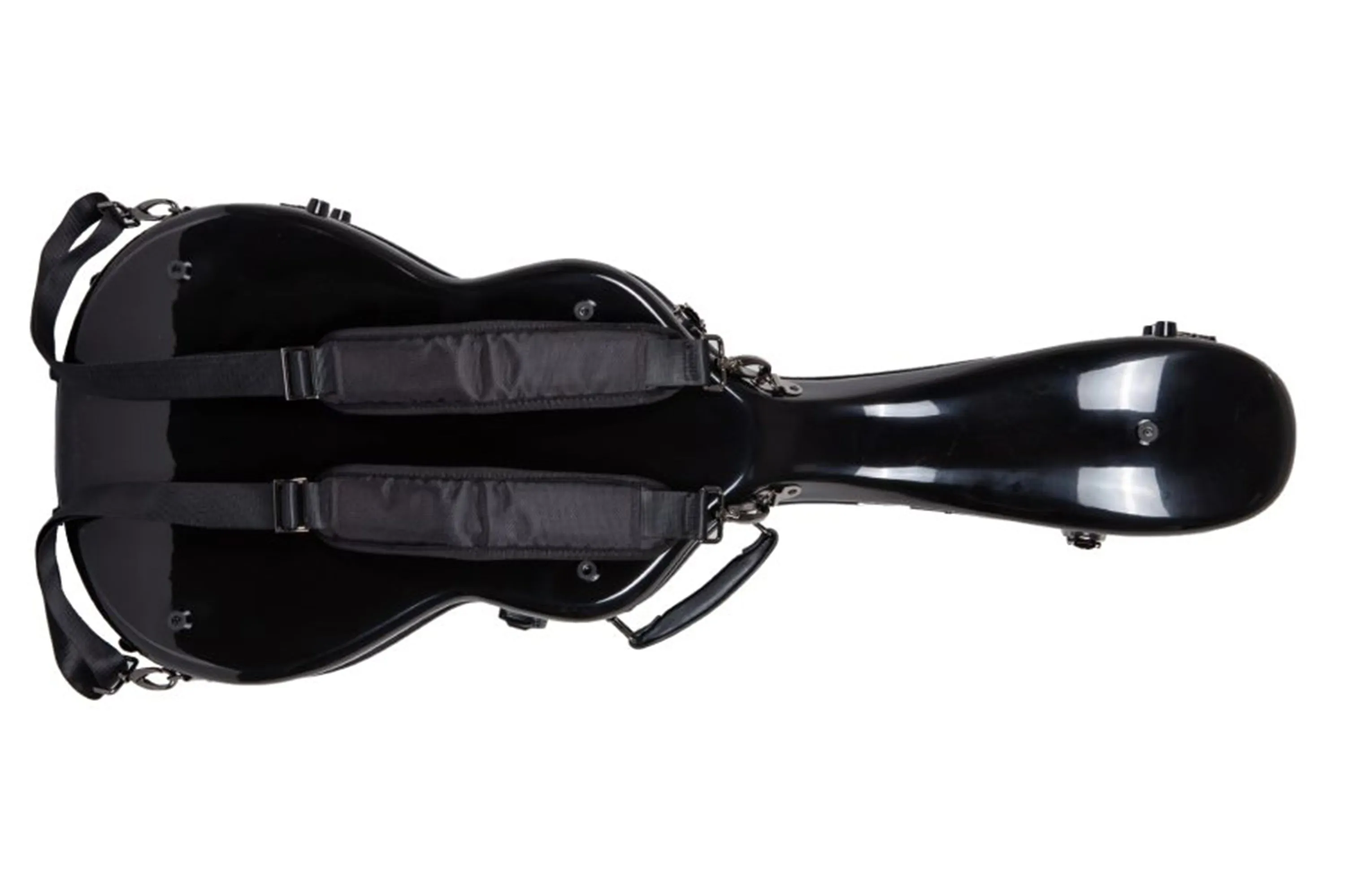 Crossrock CRF2020-0012BK Acoustic Guitar Fiberglass Case for 00 Style - Black