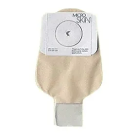 Cymed Platinum One-piece Drainable Pouch Pre-cut MicroSkin® Adhesive Barrier and Thick MicroDerm™ Plus Washer 1-1/4" Stoma Opening, 11" L, Clear, Odor-proof Film, Comfort Backing, Latex-free