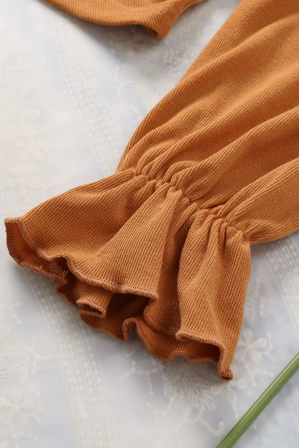 Drawstring Ruched Off The Shoulder Crop Top