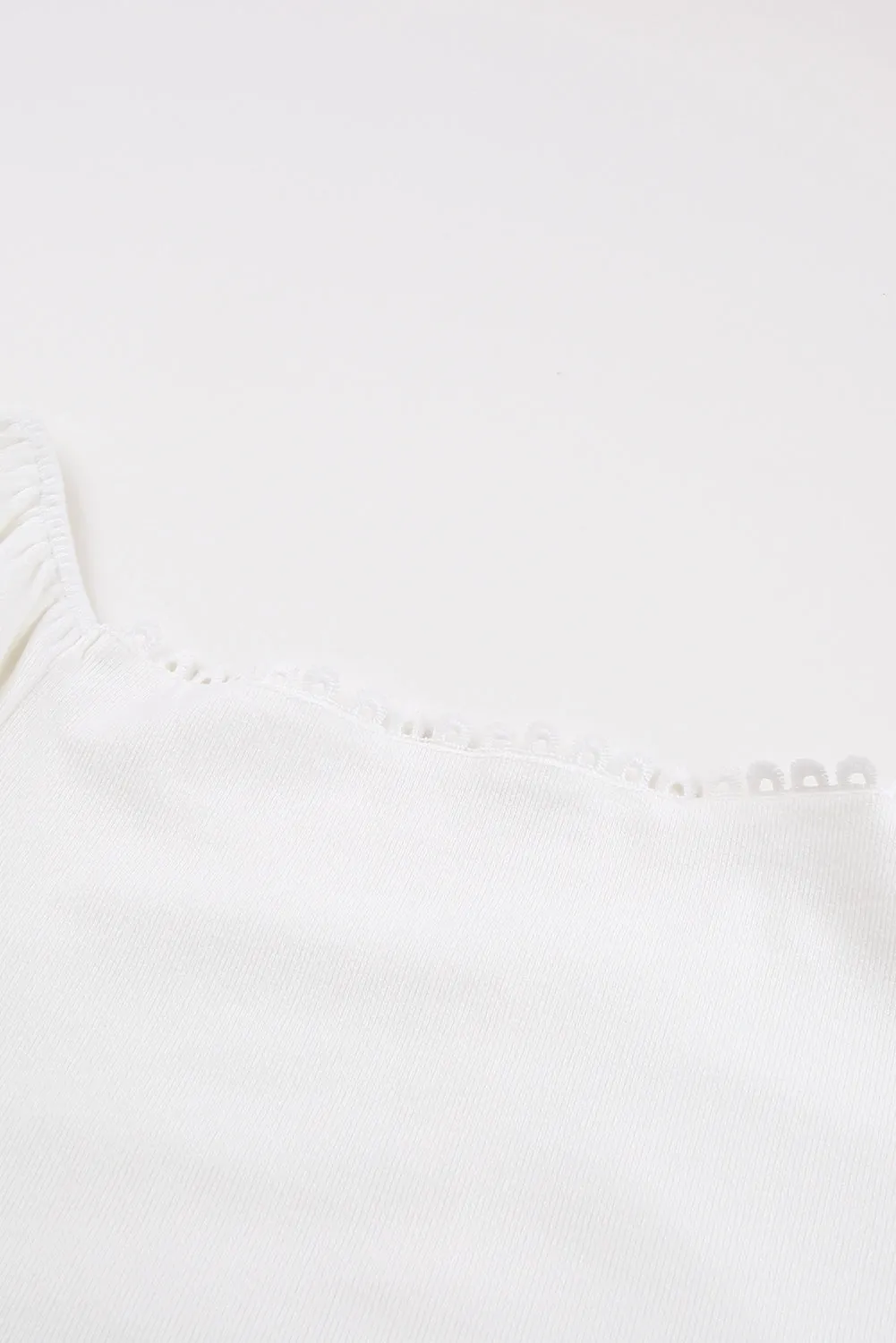 Drawstring Ruched Off The Shoulder Crop Top