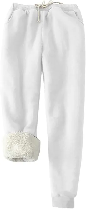 Fleece Joggers for Women Winter Warm Sweatpants Women Sherpa Lined Sweatpants with Pocket Athletic Sweatpants Fleece Joggers for Women Winter Warm Sweatpants Women Sherpa Lined Sweatpants with Pocket Athletic Sweatpants