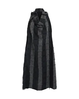 Frayed Patchwork Dress