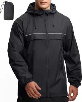 GEEK LIGHTING Mens Waterproof Hooded Rain Jacket Lightweight Raincoat for Outdoor Hiking Running Travel GEEK LIGHTING Mens Waterproof Hooded Rain Jacket Lightweight Raincoat for Outdoor Hiking Running Travel