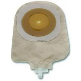 Hollister Premier One-Piece Urostomy Pouch, 1-1/8" Pre-Cut Convex Flextend Skin Barrier, 9" L, Transparent