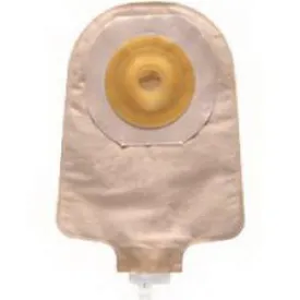 Hollister Premier One-Piece Urostomy Pouch, 7/8" Pre-Cut Convex Flextend Skin Barrier, 9" L, Beige