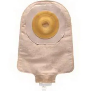 Hollister Premier One-Piece Urostomy Pouch, 7/8" Pre-Cut Convex Flextend Skin Barrier, 9" L, Beige