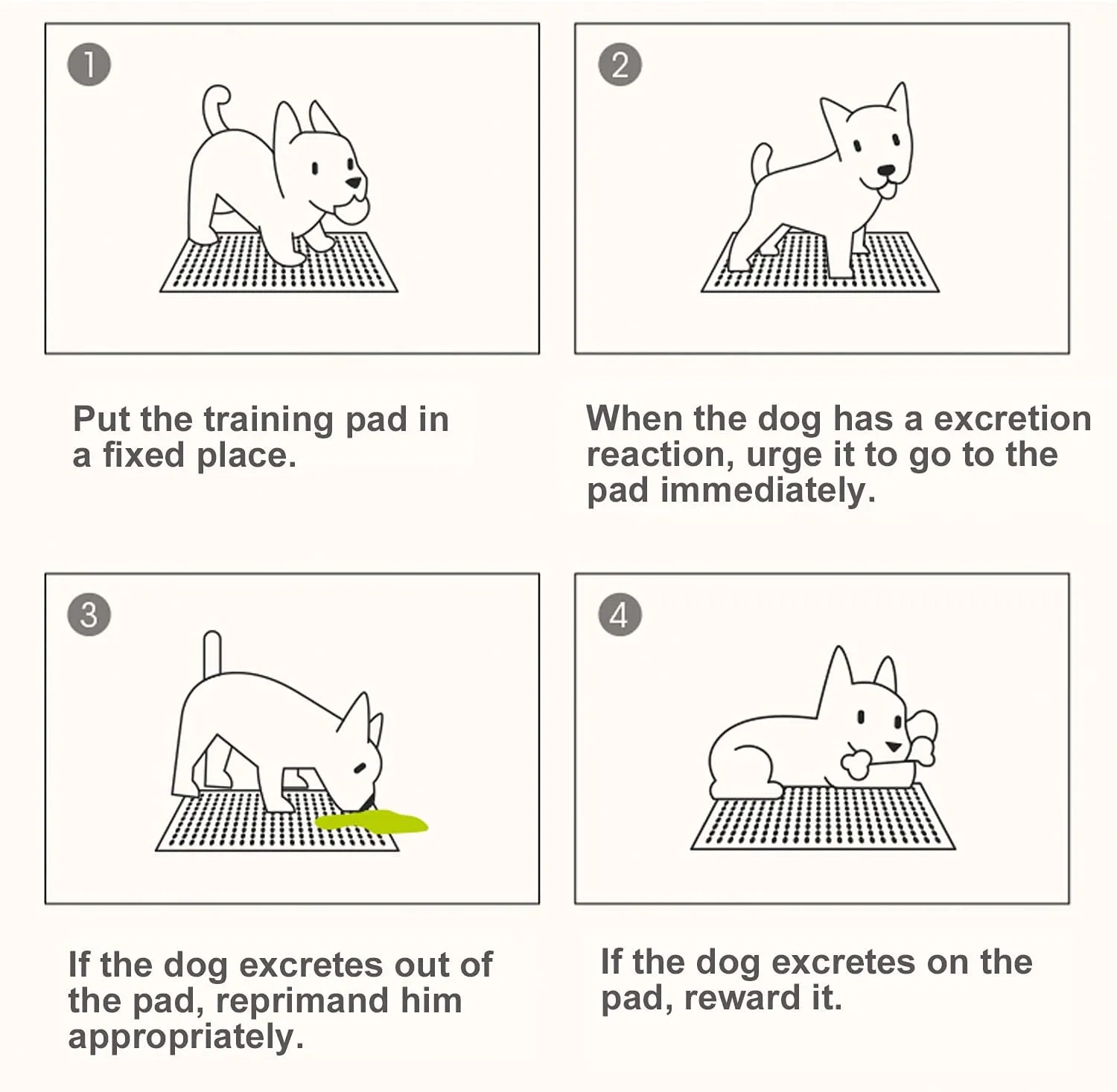 Lannso Pet Dog and Puppy Training Pads Pee Pads Super Absorbent Quick Drying No Leaking Large Size Pads for Dogs Cats Rabbits Pets Potty Pads