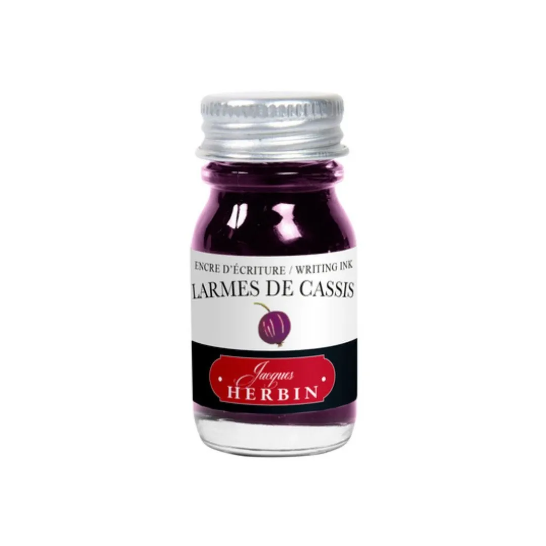 Larmes de Cassis Herbin Fountain Pen Ink Bottle 10ml