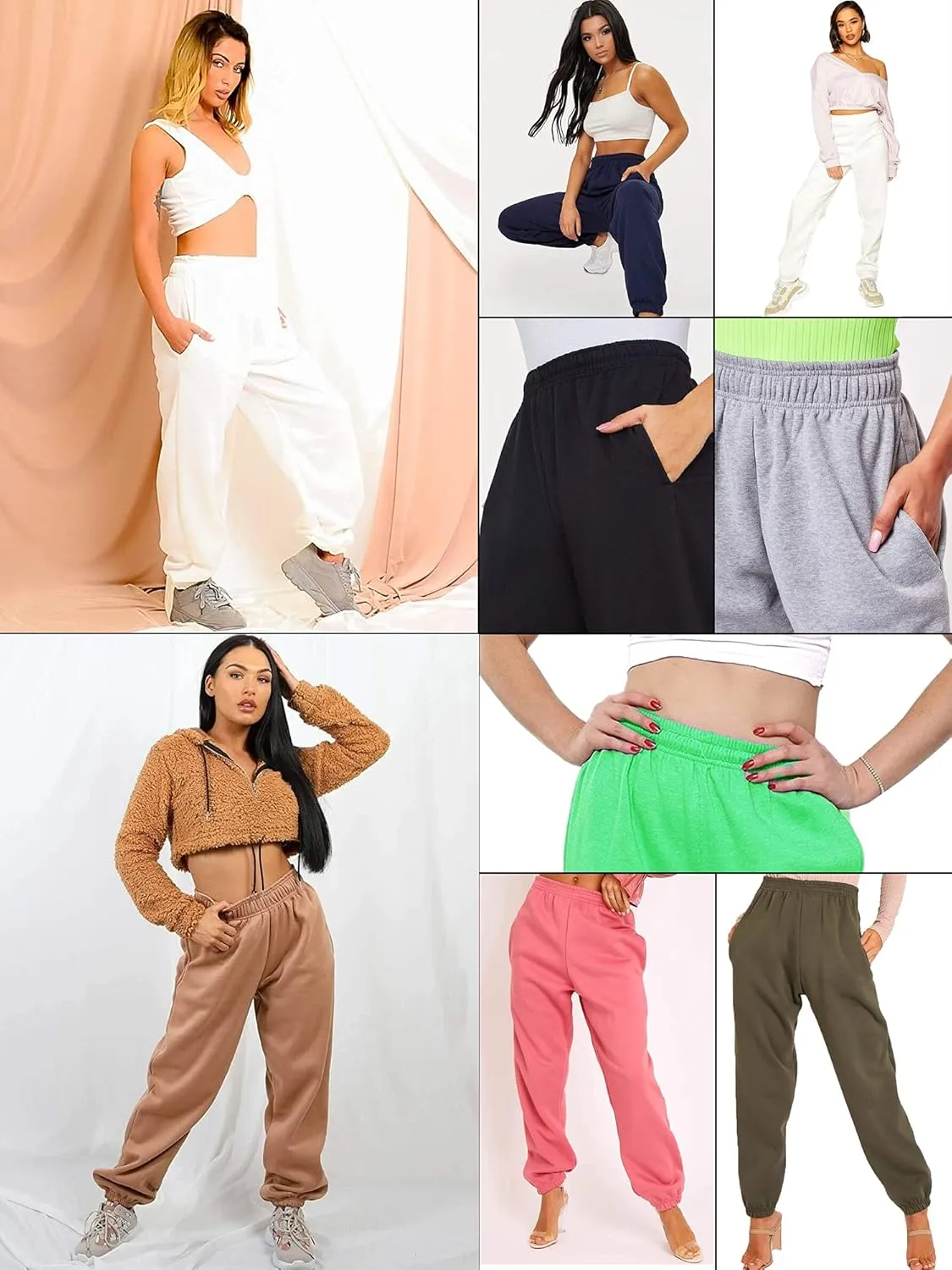 Love My Fashions Sweatpants Women Baggy High Waisted Casual Pajama Pants Jogger Fleece Bottoms Spring Outfits for Women 2025