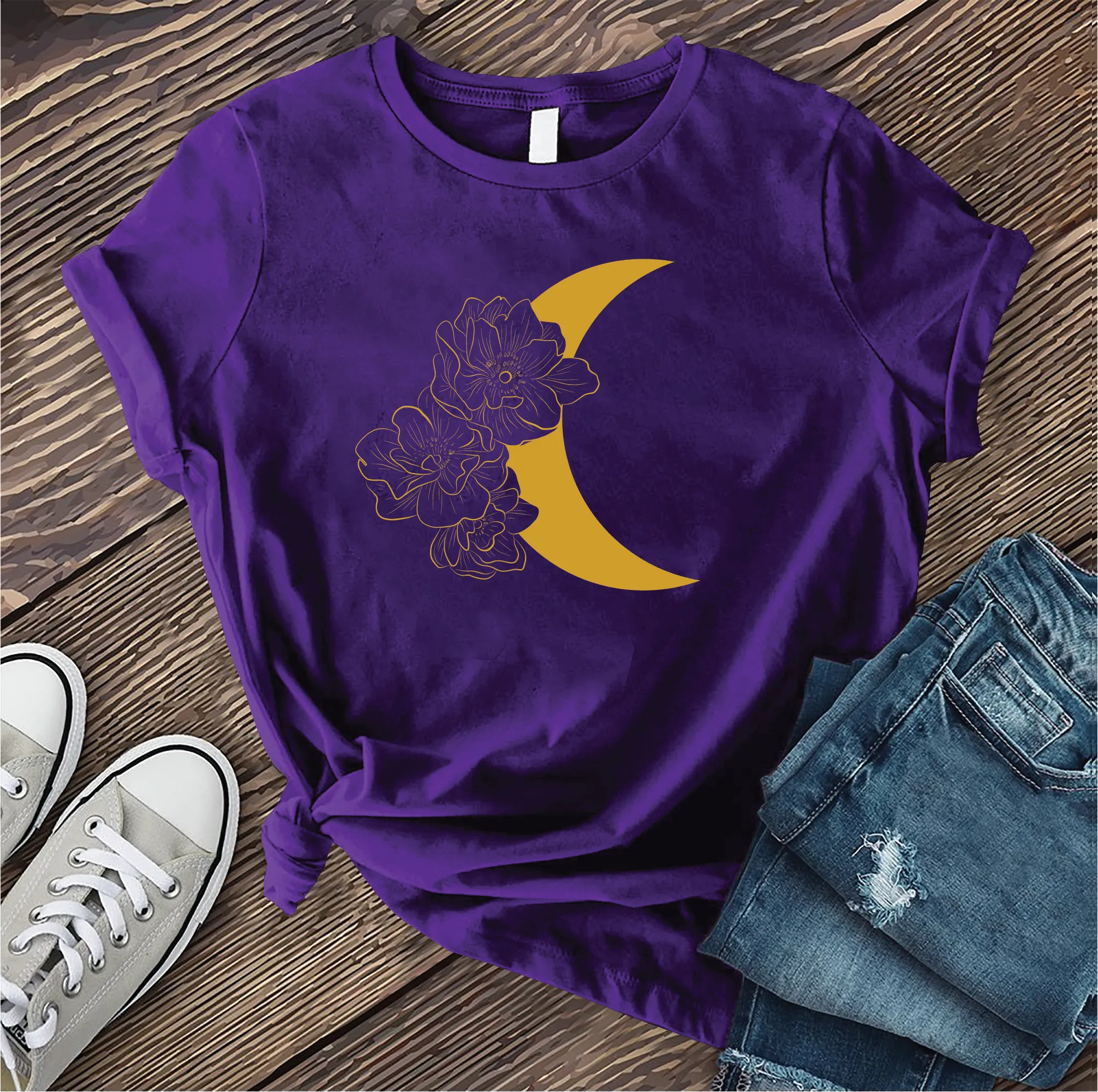 Lunar Floral Cluster T-shirt