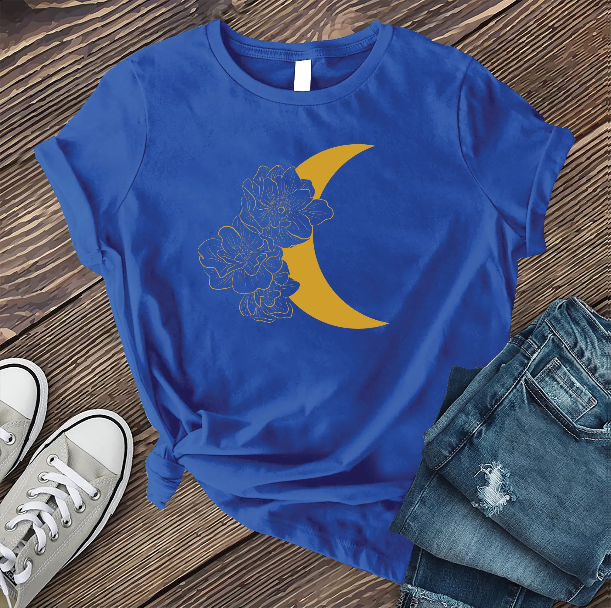 Lunar Floral Cluster T-shirt