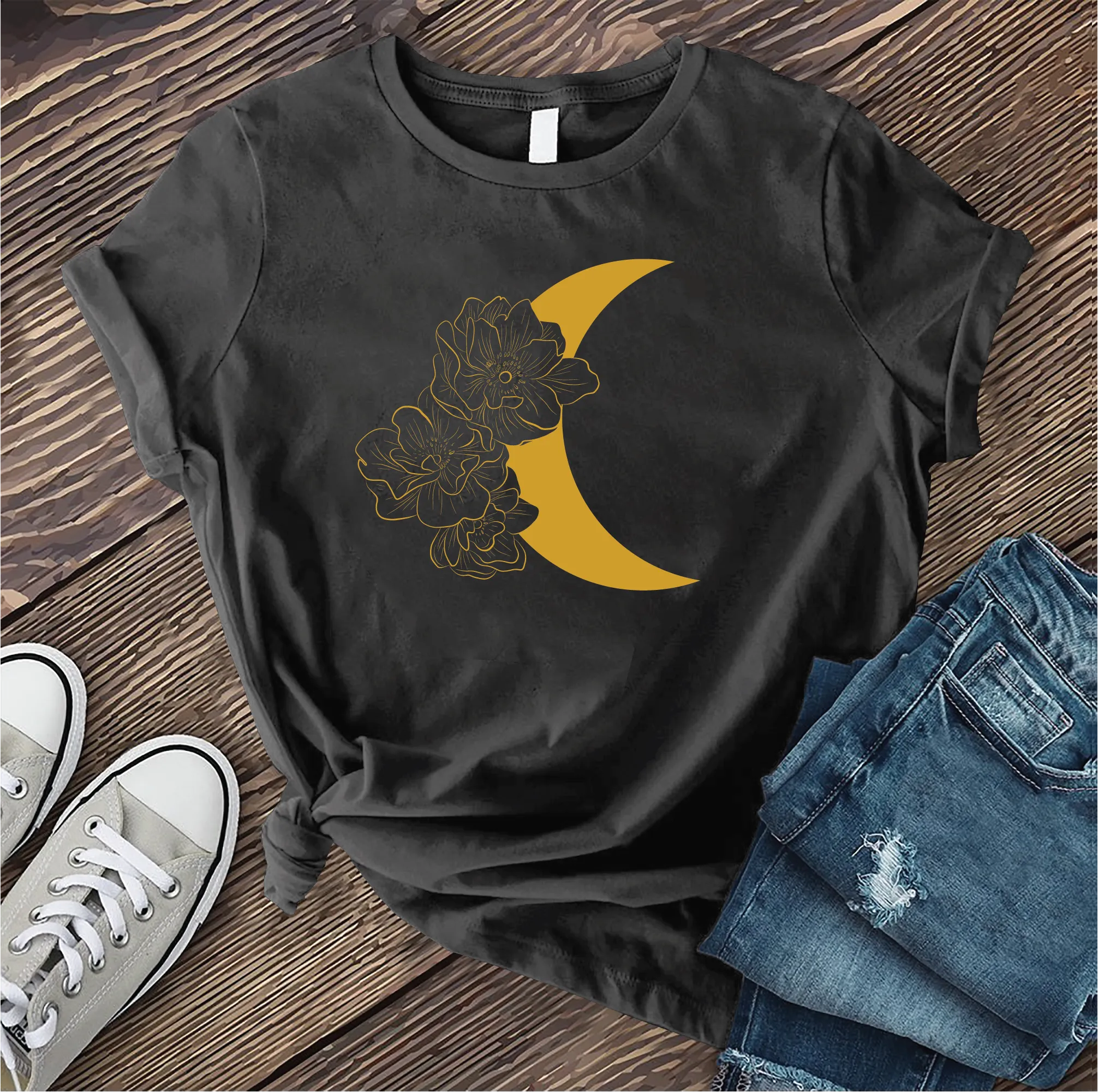 Lunar Floral Cluster T-shirt
