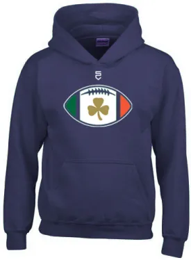 Marcus Freeman Ireland Flag Football BLUE Hoodie Sweat Shirt