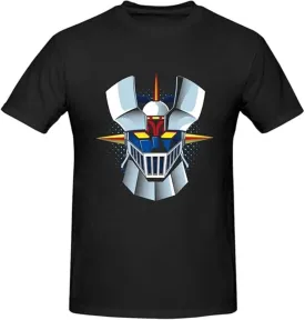 Mazinger Z Merch T-Shirt Trendy Printed Short-Sleeved Men and Women Summer Cool Hip-hop Tops Mazinger Z Merch T-Shirt Trendy Printed Short-Sleeved Men and Women Summer Cool Hip-hop Tops