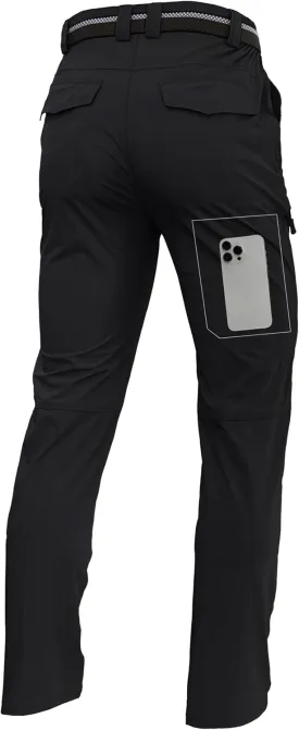 Men's Lightweight Hiking Cargo Pants Waterproof Quick Dry Travel Fishing Climbing Work Outdoor Pants