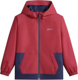 MGEOY Kids Rain Jackets Waterproof with Hood Lightweight Rain Coats for Girls Boys MGEOY Kids Rain Jackets Waterproof with Hood Lightweight Rain Coats for Girls Boys