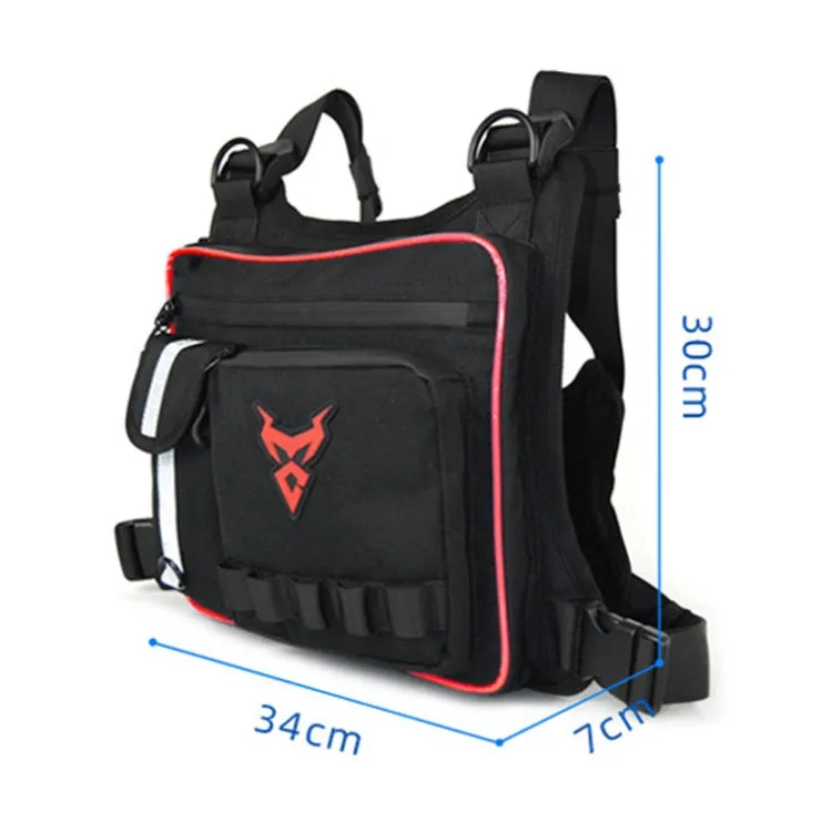 MOTOCENTRIC MC0120 Outdoor Motorcycle Riding Waterproof and Wear-resistant Chest Bag(Blue)