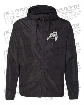 NEVC Knights Youth Lightweight Windbreaker - Knights Helmet Logo