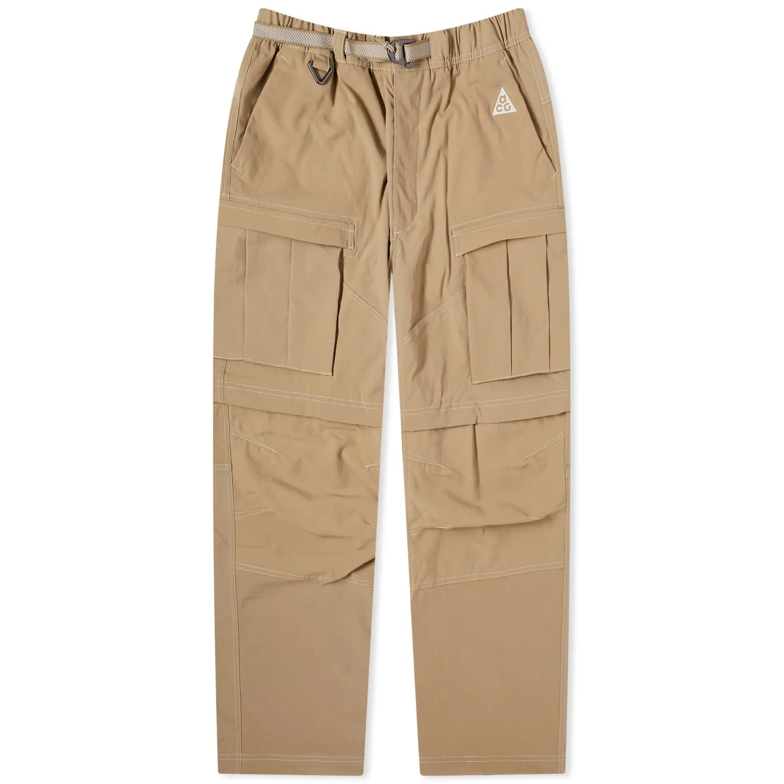 Nike ACG Smith Summit Khaki Cargo Pants with Iron Ore and Summit White Accents
