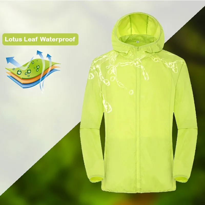 Nsqured Waterproof Camping Rain Jacket