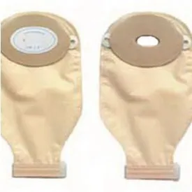 Nu-Flex 1-Piece Adult Drainable Pouch Cut-to-Fit Deep Convex 1-1/2" x 2-3/4" Oval