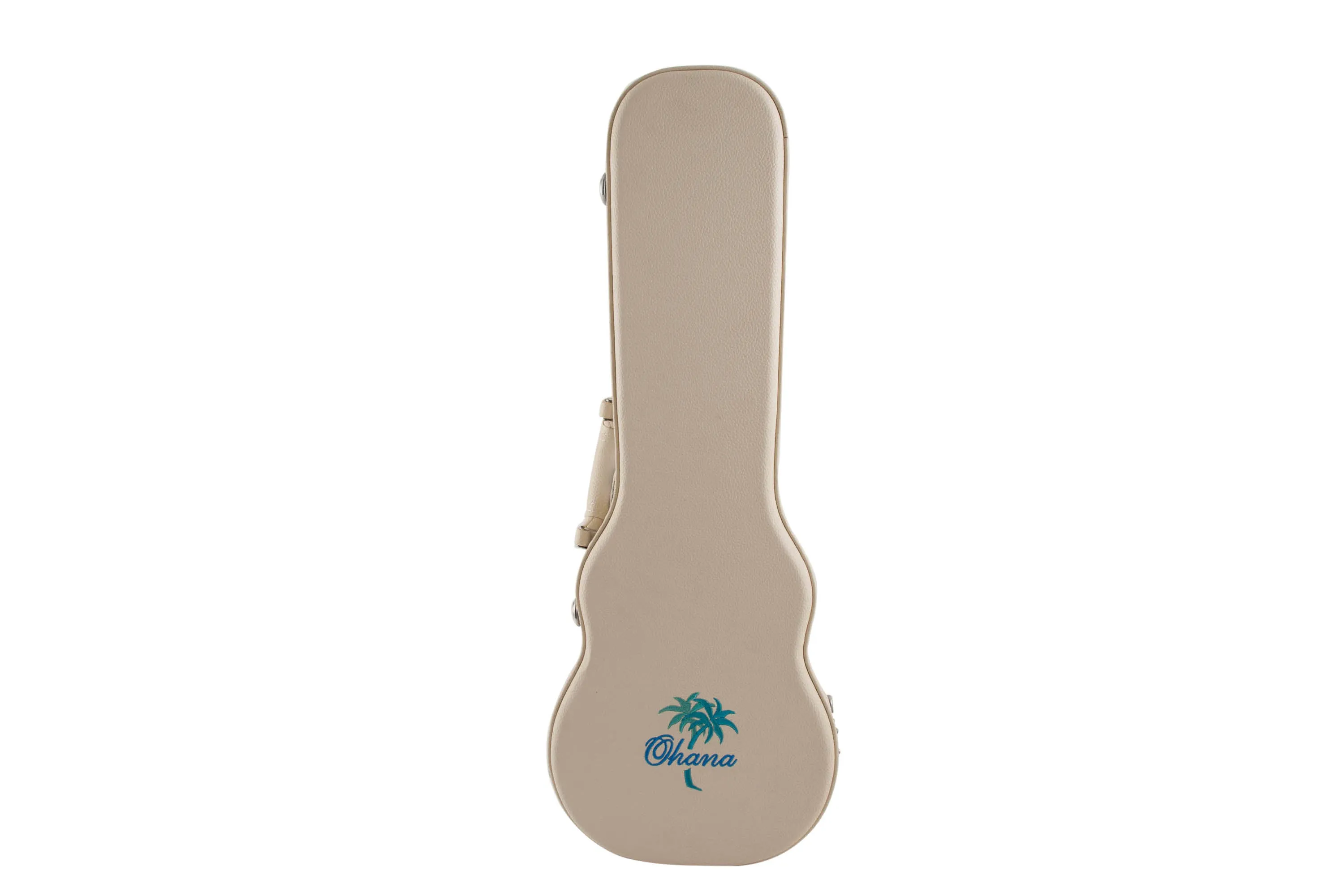 Ohana WEM-27 White Tenor Ukulele Hardshell Case