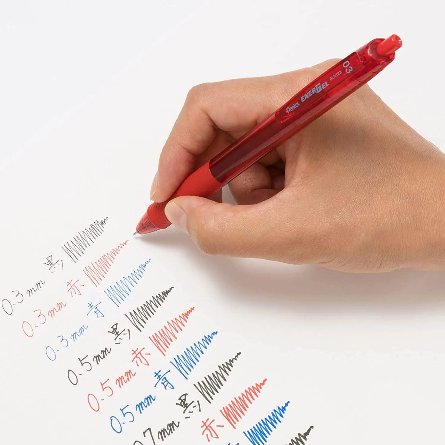 Pentel Energel BLN12 0.3MM 0.5MM ballpoint pen gel pen