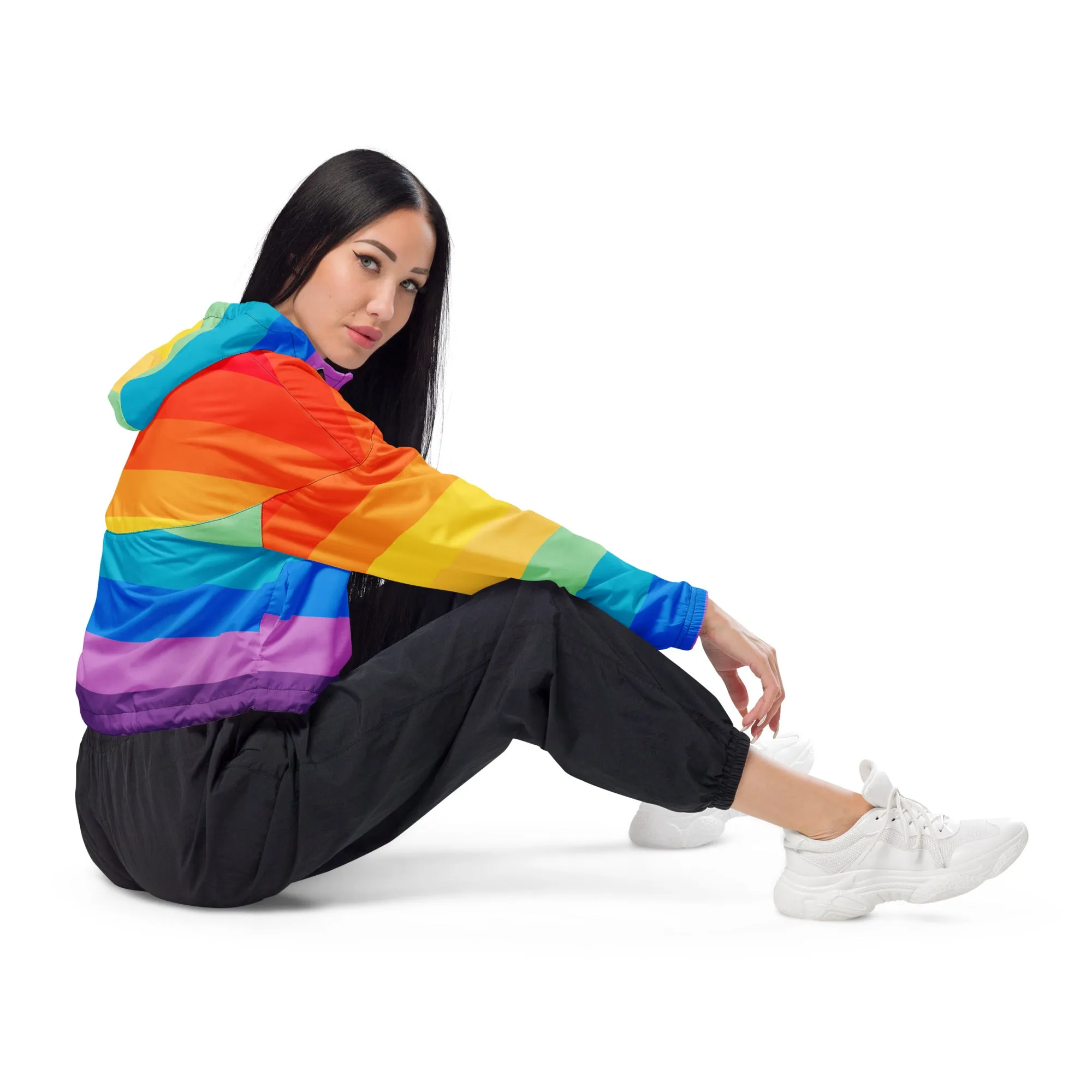 Prismatic Women’s cropped windbreaker