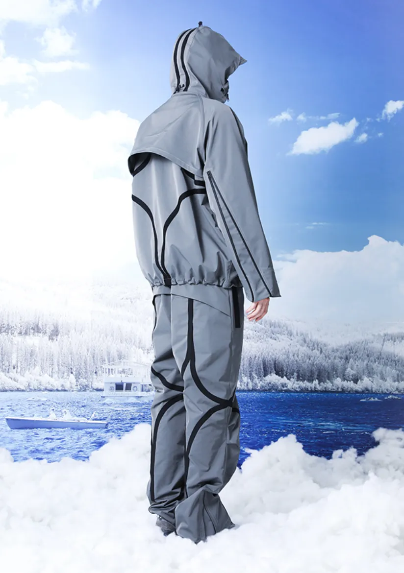 R-Star Waterproof Hooded Windbreaker Jacket