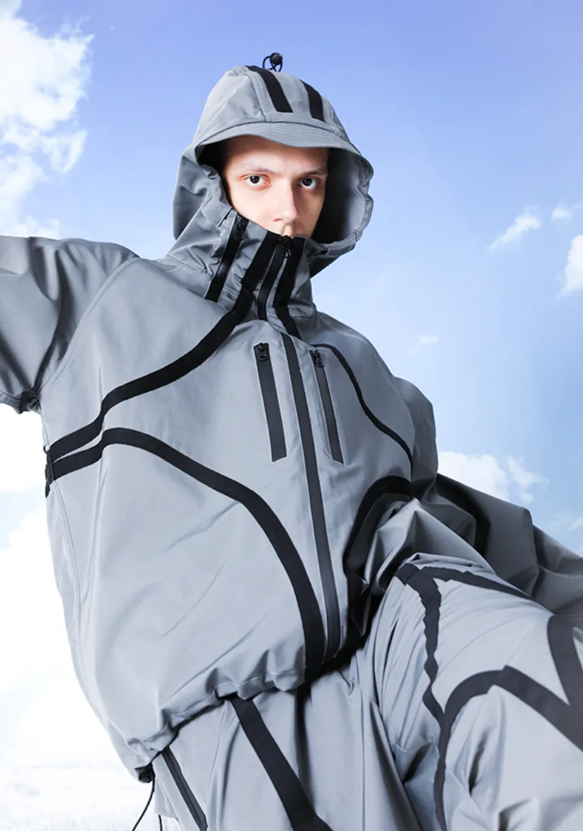 R-Star Waterproof Hooded Windbreaker Jacket