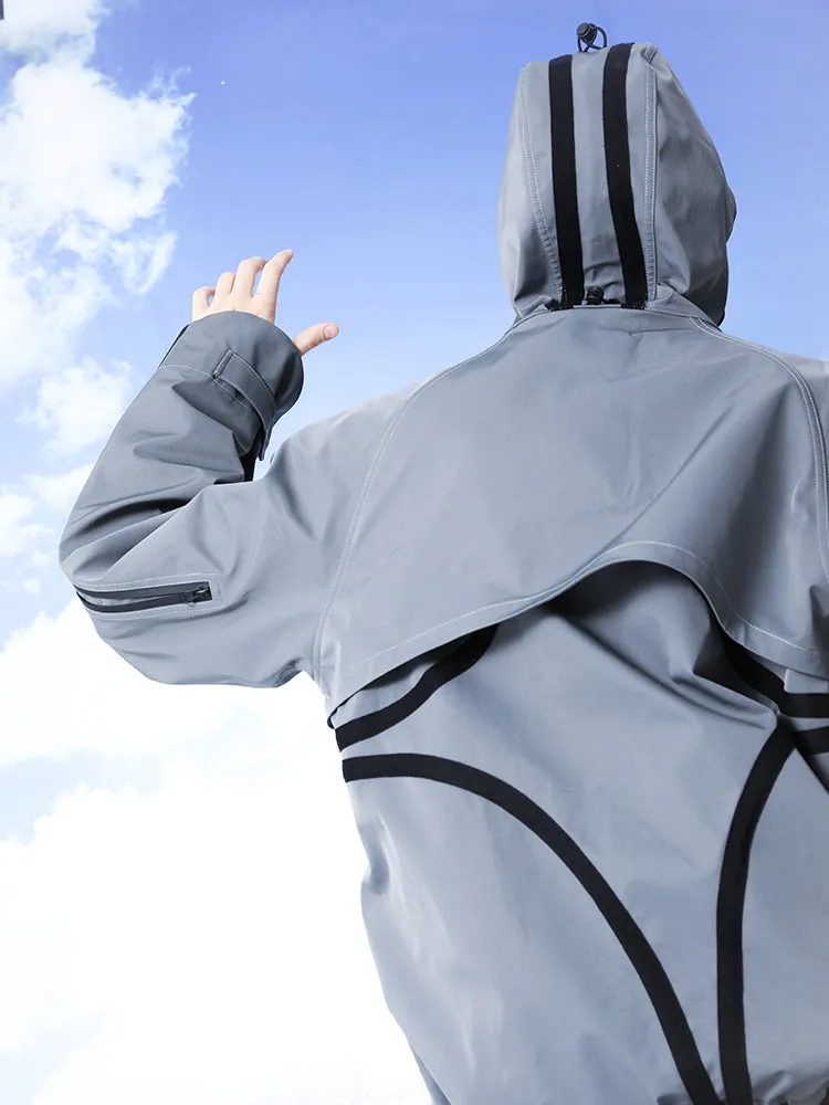 R-Star Waterproof Hooded Windbreaker Jacket