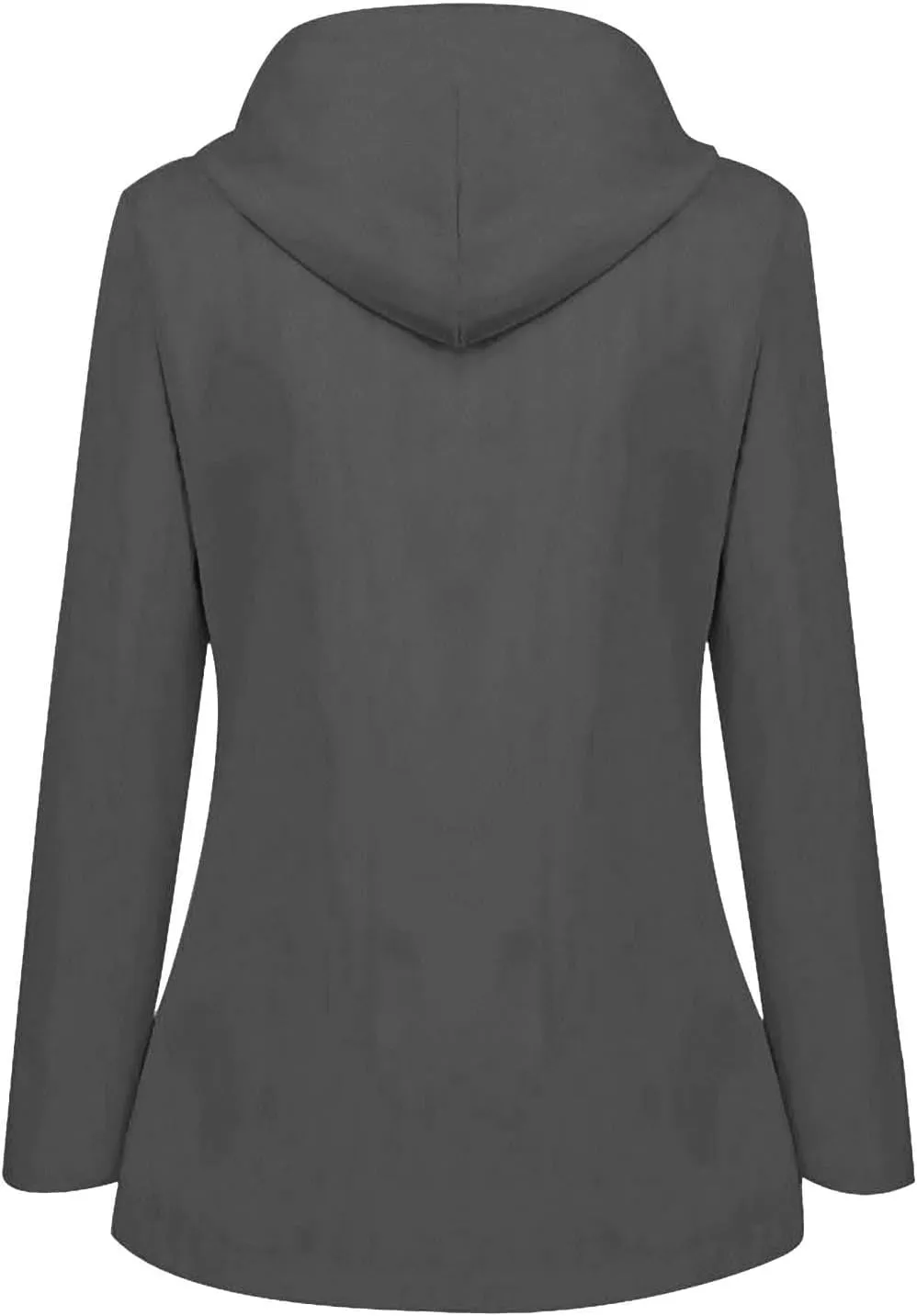Raincoat Women Waterproof Long Hooded Trench Coats 2024 Lined Windbreaker Casual Travel Jacket