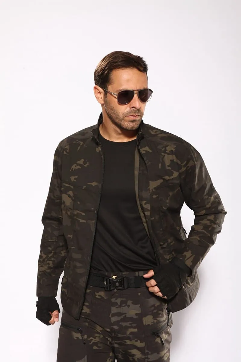 Ripstop Waterproof Windbreaker Mountain Camo Coat FXZ