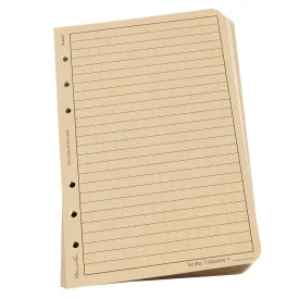 Rite in the Rain Standard Loose Leaf Planner Refill 4.625 X 7 With 6 Hole Punch - Universal - Tan - 100 Sheets