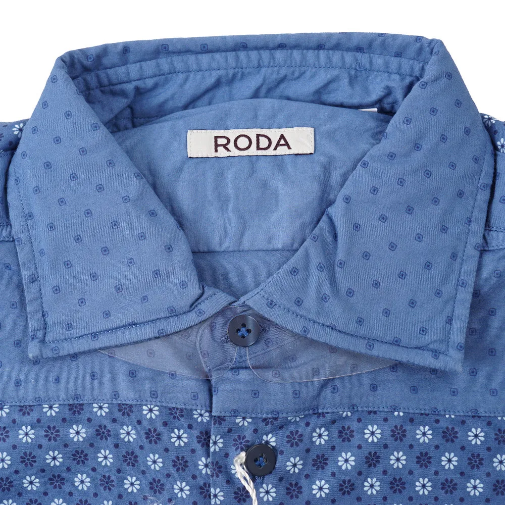 Roda Slim-Fit Printed Chambray Shirt