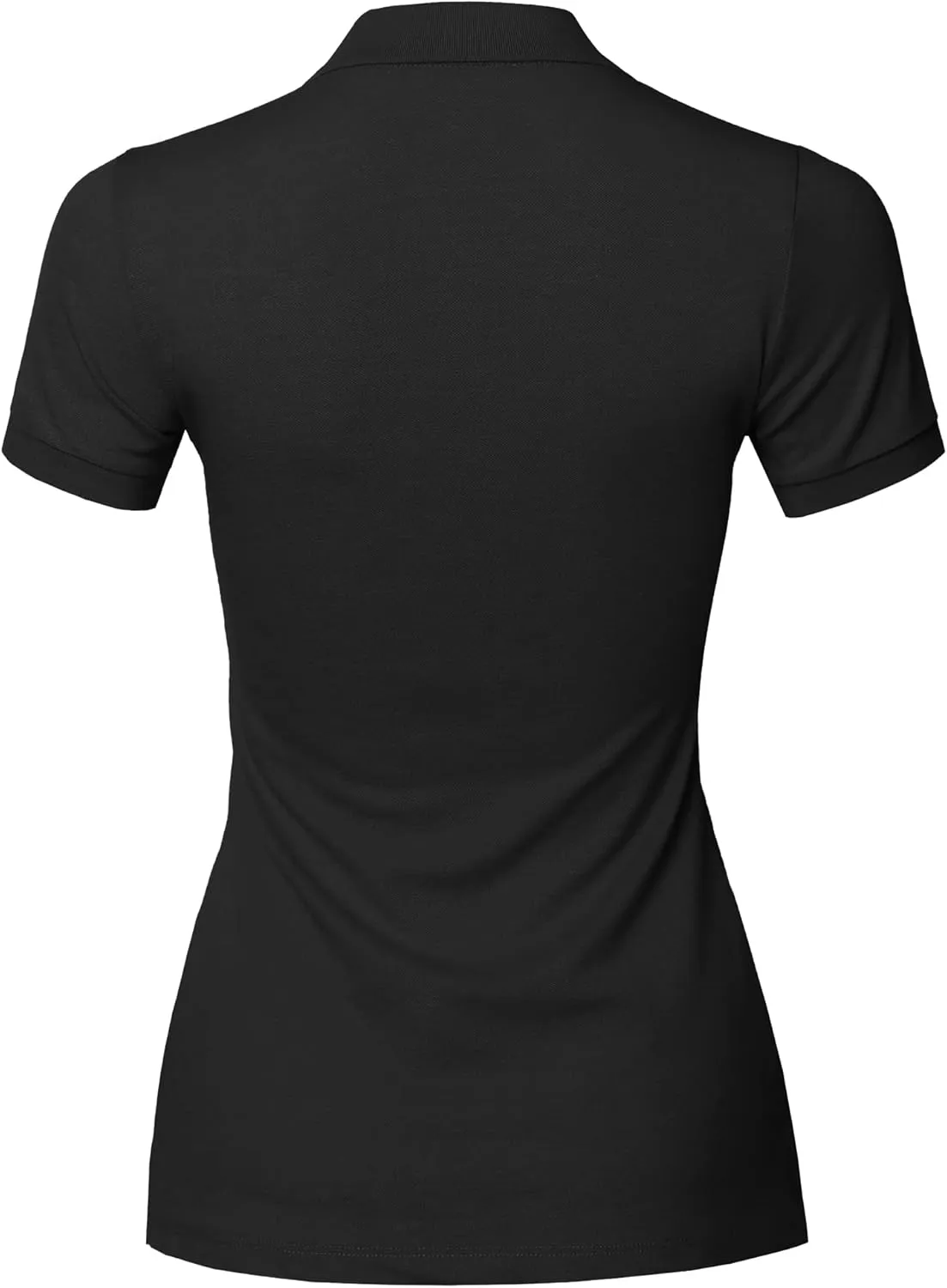 STARJJ Womens Slim Fit Golf Short Sleeve Breathable Pique Polo Shirt