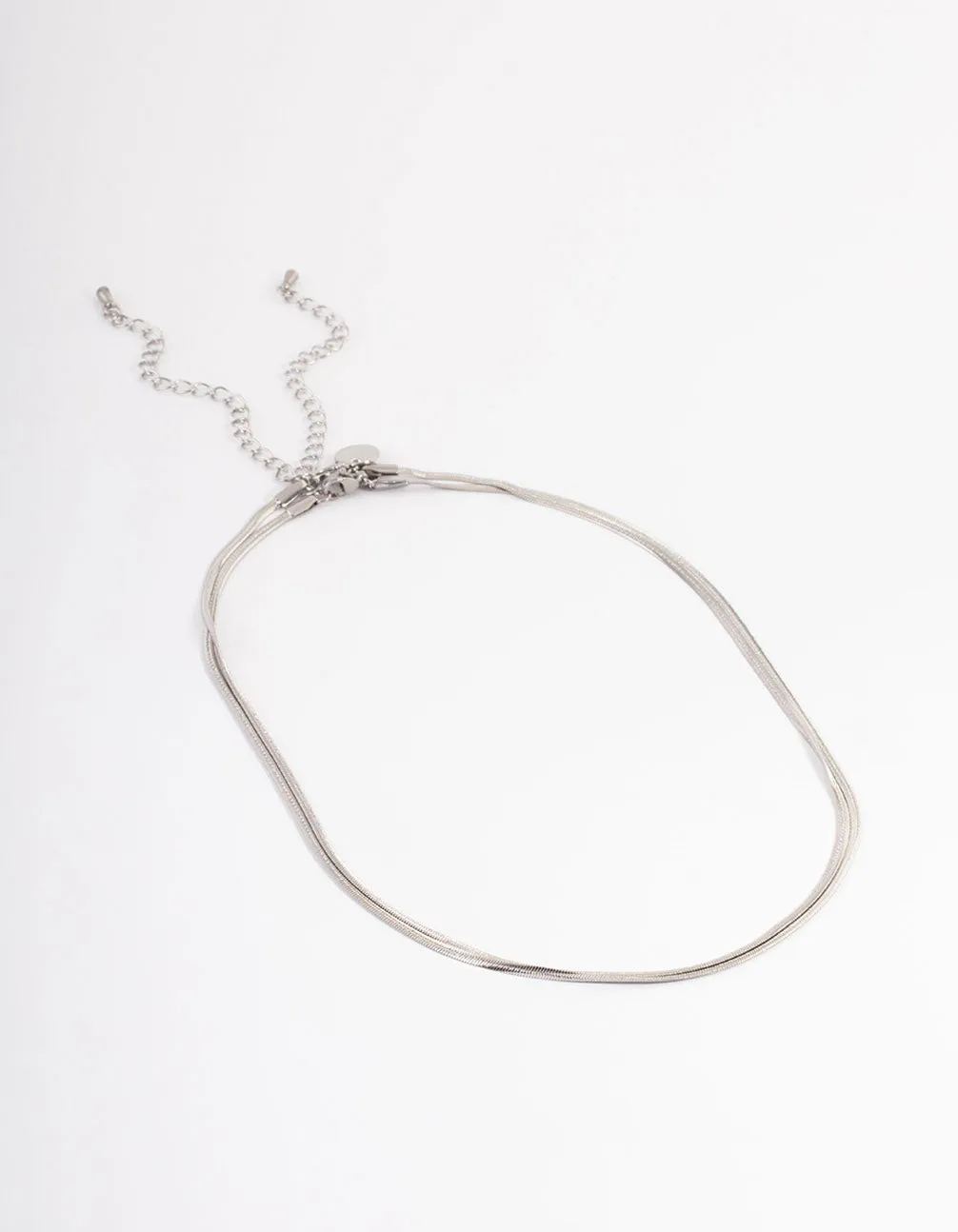Waterproof Stainless Steel Snake Chain Fine Layered Necklace