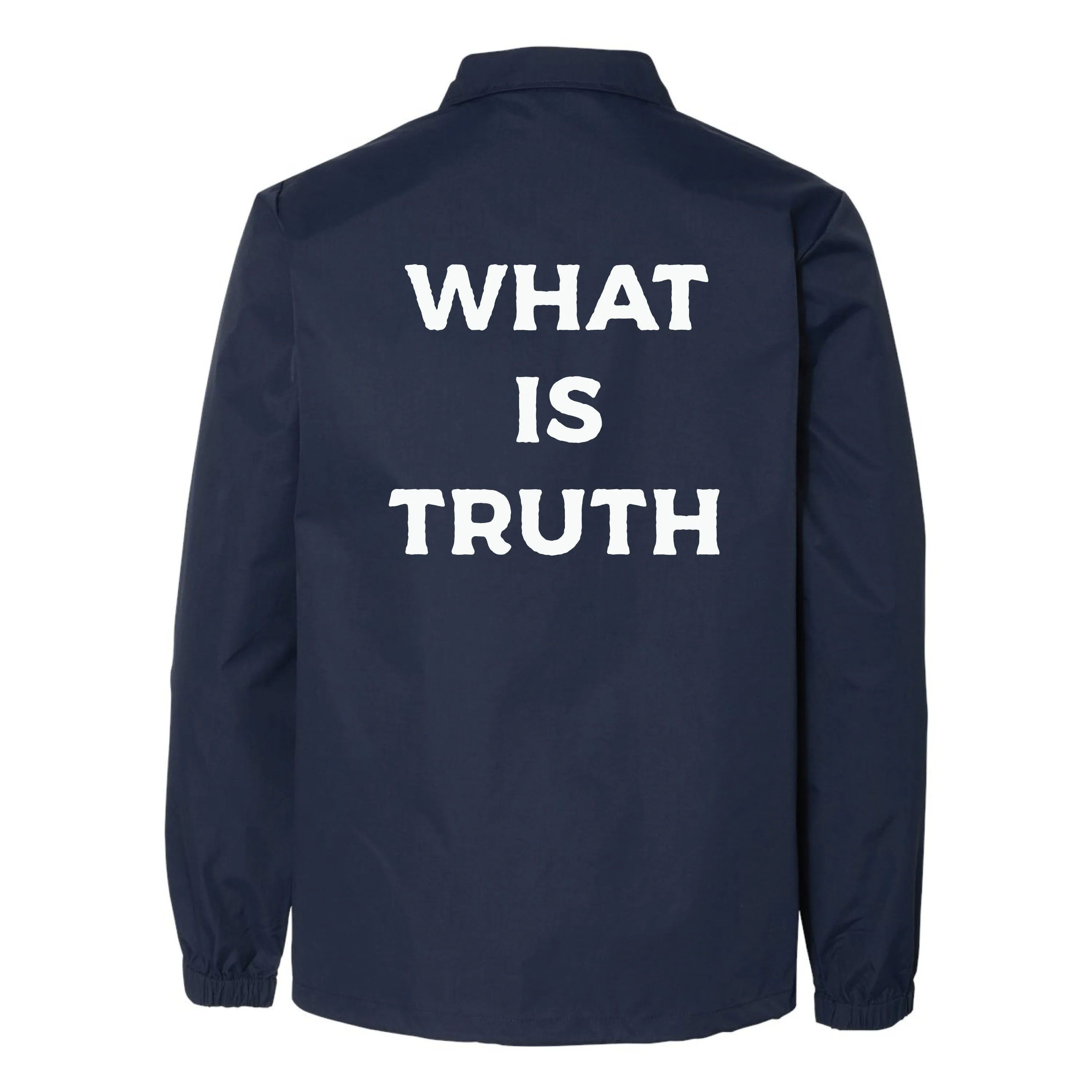 What Is Truth Navy - Windbreaker